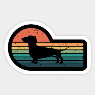 Dachshund On Guard Sticker